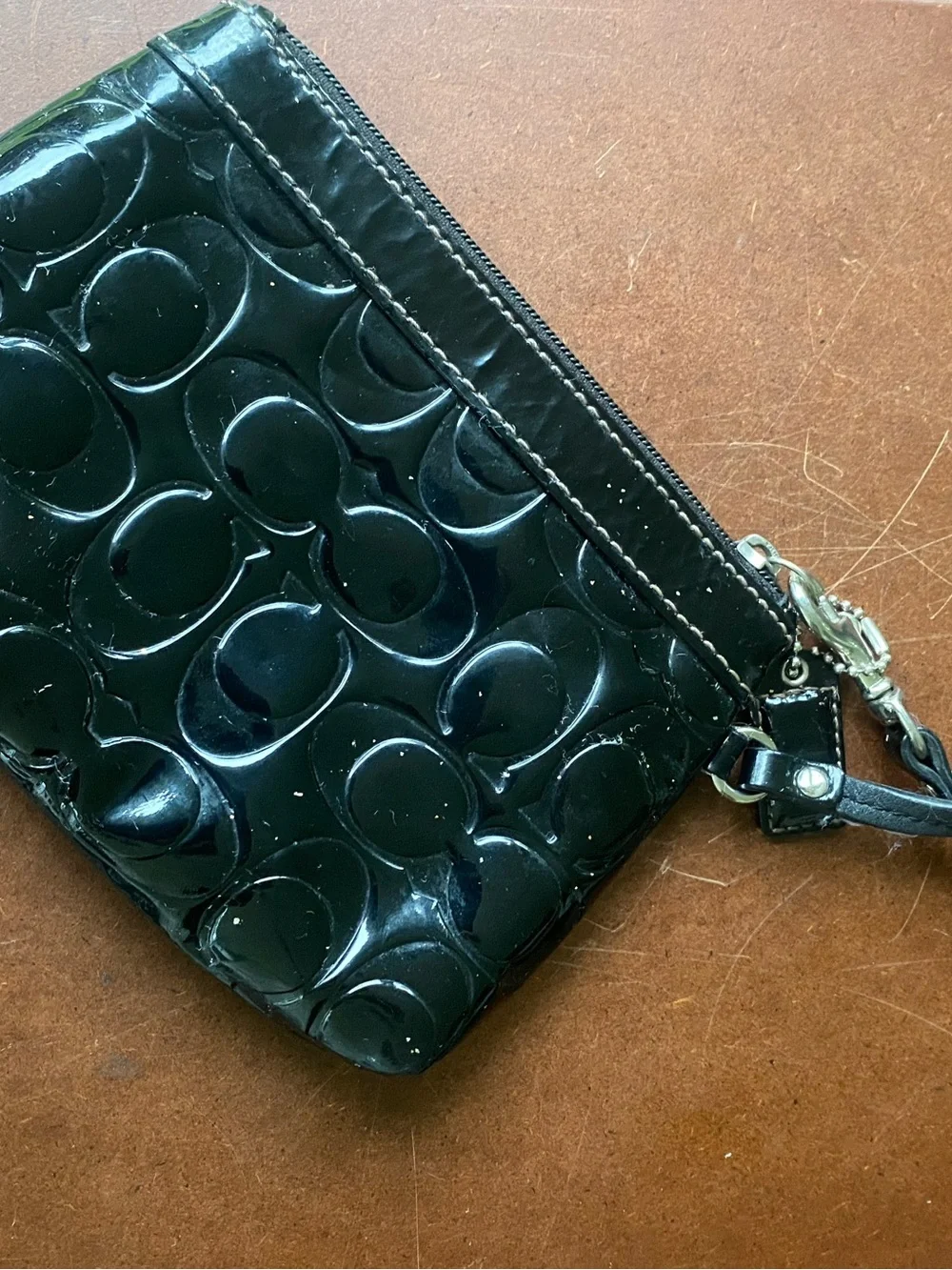 Coach glossy patent